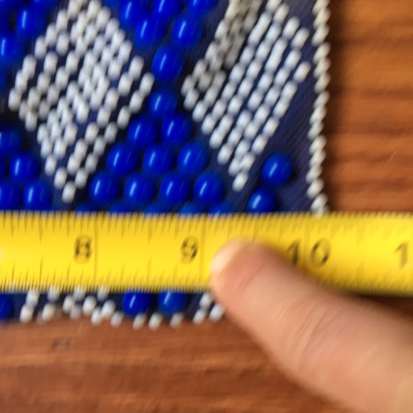 Trendy beaded mini bag/pouch - Picture 4 of 8